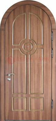 Арочная дверь с отделкой массивом ДА-35 в Железнодорожном