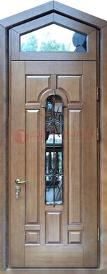 Железная дверь Винорит с фрамугой для частного дома ДФГ-34 в Уфе