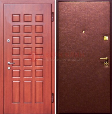 Входная дверь с МДФ и винилискожей ДМ-178 для офиса в Уфе