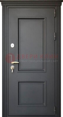 Чёрная дверь с МДФ ДМ-520 в Уфе