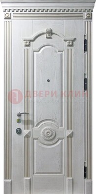 Белая дверь с МДФ ДМ-525 в Уфе