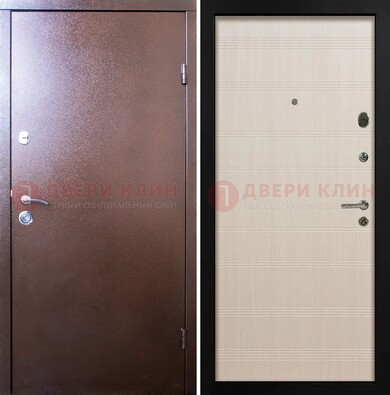 Входная дверь с порошковым покрытием и терморазрывом МДФ ДП-210 в Мурманске