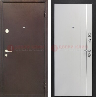 Входная дверь с порошковым покрытием с МДФ с молдингами ДП-232 в Уфе
