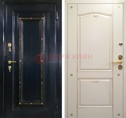 Входная дверь Дверь с золотистым декором ДПР-3 в Санкт-Петербурге