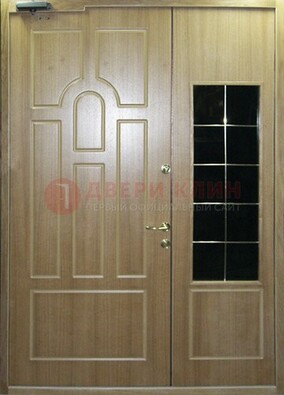 Входная дверь Дверь со вставками из черного стекла ДПР-42 в Уфе
