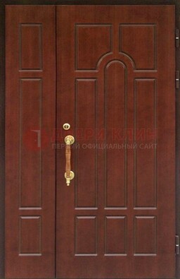 Стальная полуторная дверь для частного дома ПЛ-13 в Уфе