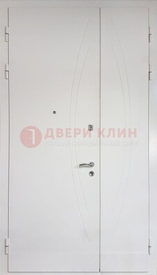 Современная полуторная стальная дверь с МДФ панелью ПЛ-25 в Уфе